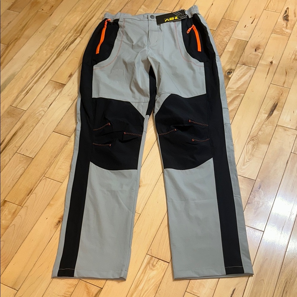 NWT Brand TBMPOY Travels Together With You Outdoor Sports Gray and Black Pants